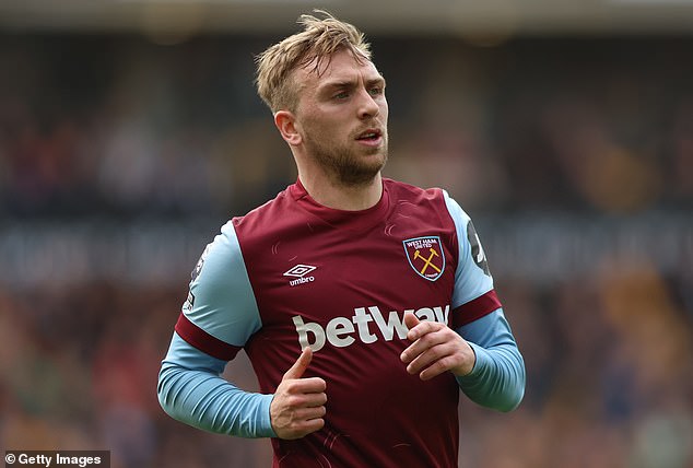 Jarrod Bowen will miss West Ham's Europa League quarter-final first leg with Bayer Leverkusen