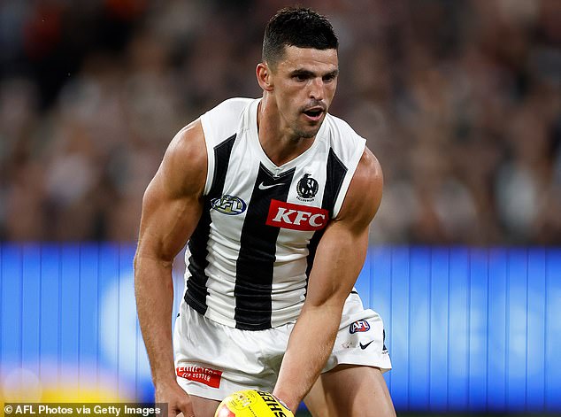 Mitchell believes the Adelaide hotel mistook him for his teammate Scott Pendlebury (pictured)