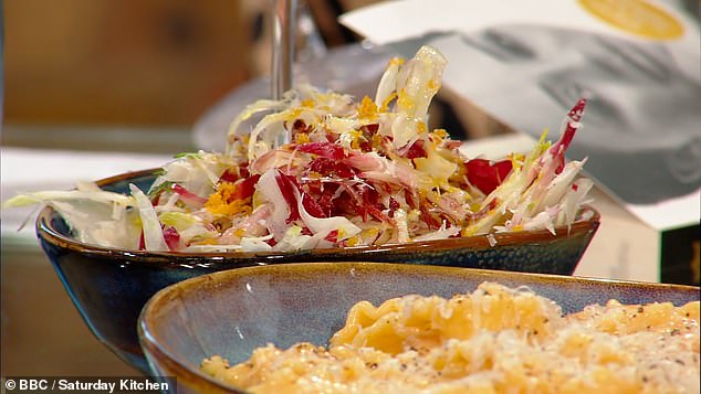 The Spice Girl had hoped for her food heaven of ox cheek and sprouts, instead she received her hell: stodgy carbonara and a salad which she described as 'horrible'