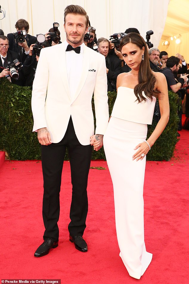 2014: A strapless white dress was selected for the 2014 Met Gala where the theme was Charles James: Beyond Fashion