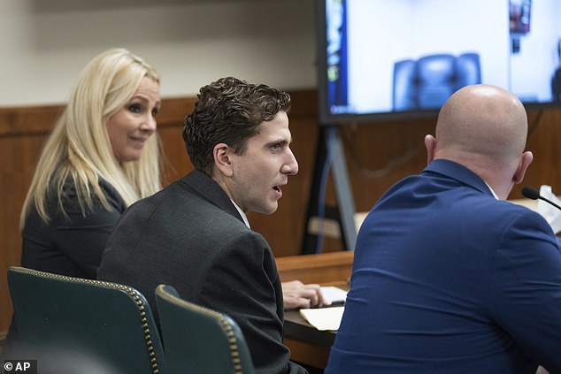 Kootenai County chief public defender Anne Taylor (left) was appointed as Kohberger's lead counsel and bills at $200 an hour. Her second is Logsdon (right) who costs $180 an hour