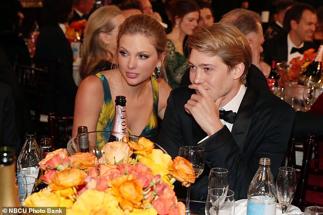 On announcing the album, fans were quick to speculate if Taylor would address her romance with Joe Alwyn as the title appears to reference a WhatsApp group he is in (pictured)