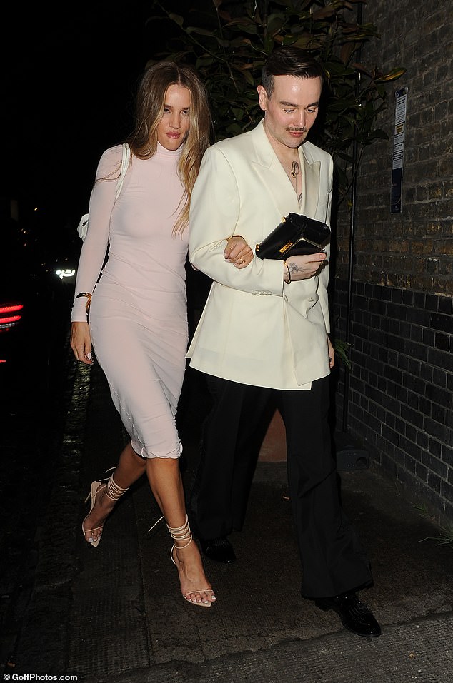 She was spotted leaving Lou Lou's private members club with pals, followed by a trip to the Chiltern Firehouse