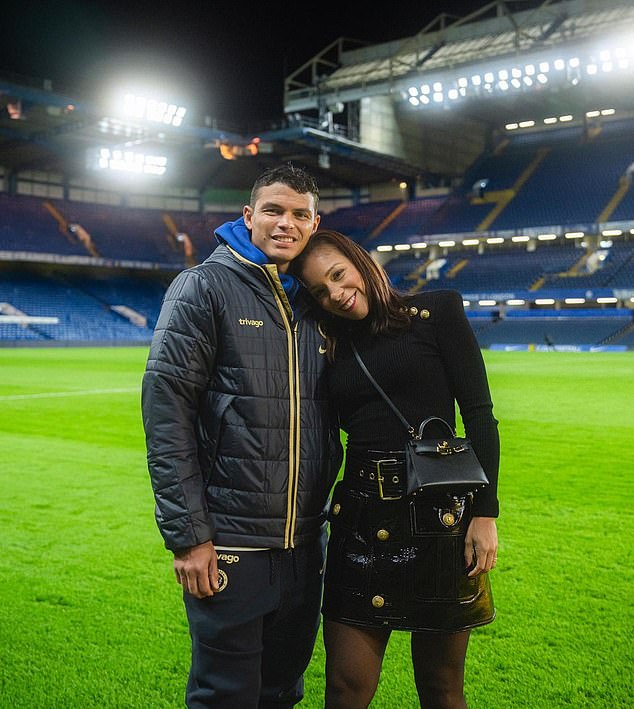 Silva's outspoken partner Belle (right) all but confirmed his impending departure after labelling the FA Cup semi-final defeat by Man City his 'last dance'