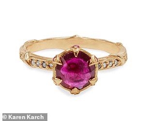 Karen Karch Studded Vine Solitaire