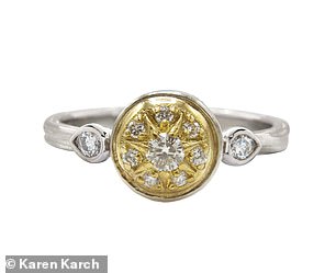 Karen Karch Studded Star Invincible ring