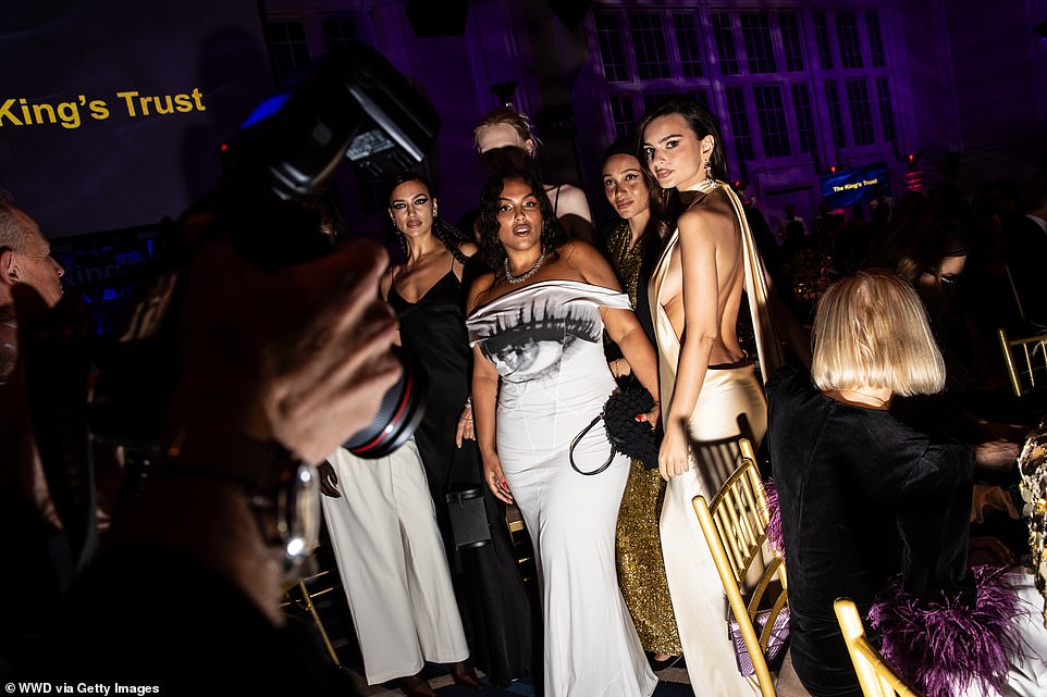 Irina Shayk, Paloma Elsesser, Adwoa Aboah and Emily Ratajkowski all posed for a snap together