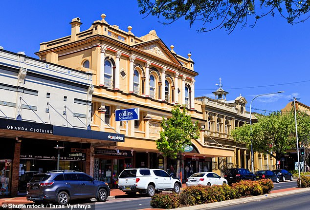 The 35-year-old was flagged for deportation after being sentenced to at least a year in prison after the incident in Orange, NSW (pictured), but is being allowed to stay in Australia