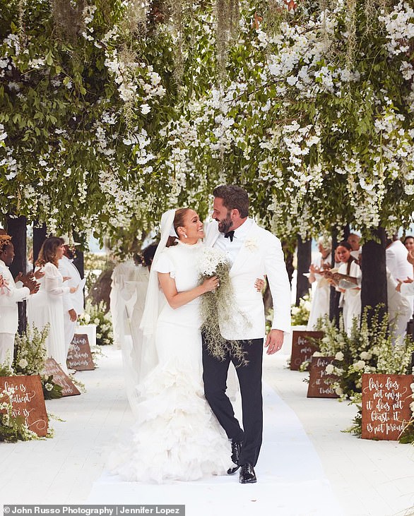 Ben and Jennifer tied the knot for a second time in a breathtaking wedding ceremony at his $8.9 million Georgia 'plantation' mansion surrounded by family, friends and A-List celebrities in August of 2022