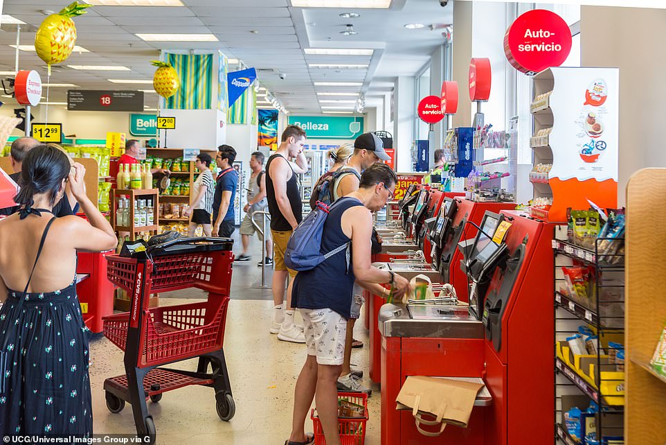 Opponents of the bill, mostly business groups, say individuals and groups that support Smallwood-Cuevas' bill are more focused on ensuring people stay employed than actually deterring retail theft. 'Retail theft committed in stores has been brazenly committed regardless of whether there¿s employees staffing checkout lanes or the presence of self-checkout lanes,' the California Chamber of Commerce and the California Retailers Association told a state legislative committee in a letter obtained by the Sacramento Bee.