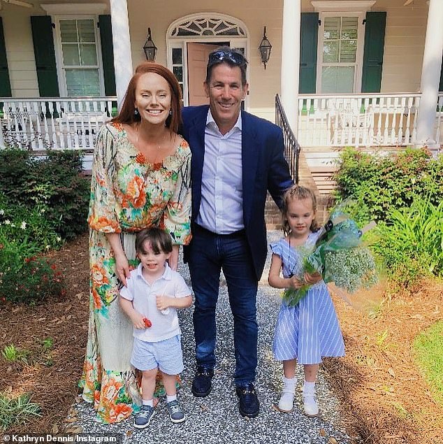 Dennis first appeared on the show as the on-again-off again partner of Thomas Ravenel with whom she ultimately had two children, Kensington 'Kensie' Calhoun, 9, and St Julien 'Saint' Rembert, 7 (pictured)