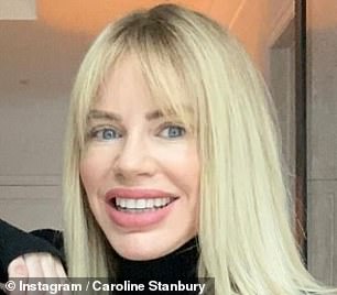 Caroline Stanbury has revealed she splashed out on a facelift after realising that she 'couldn't go any further' with fillers alone (pictured after the procedure)