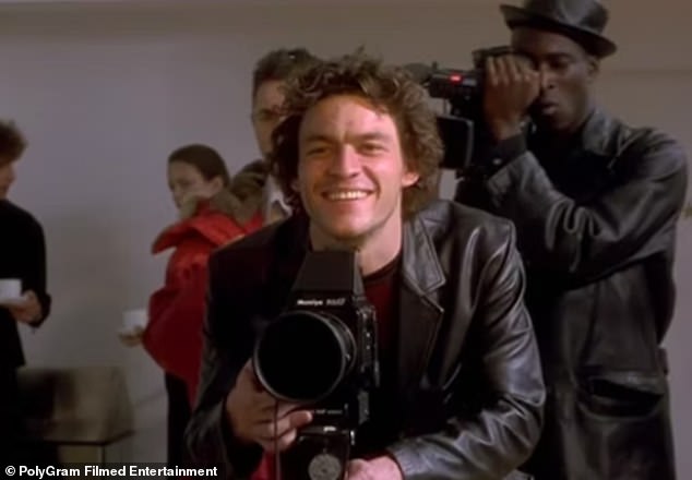 The actor starred as a photographer (pictured) in Spice World because he 'really wanted to meet the group' - but not in the way it turned out