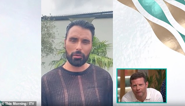 Rylan was another famous face to wish the host a Happy birthday