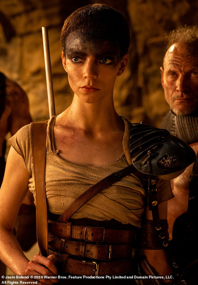 Here Anya is seen in Furiosa: A Mad Max Saga