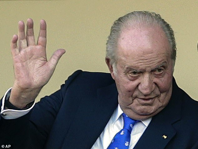 Corinna had a five year affair with Spain's former King Juan Carlos (pictured in 2019)