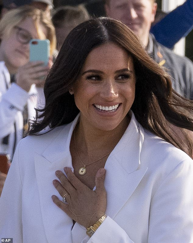 Meghan is seen at the Invictus Games in 2022 when she is believed to have last worked with Martin