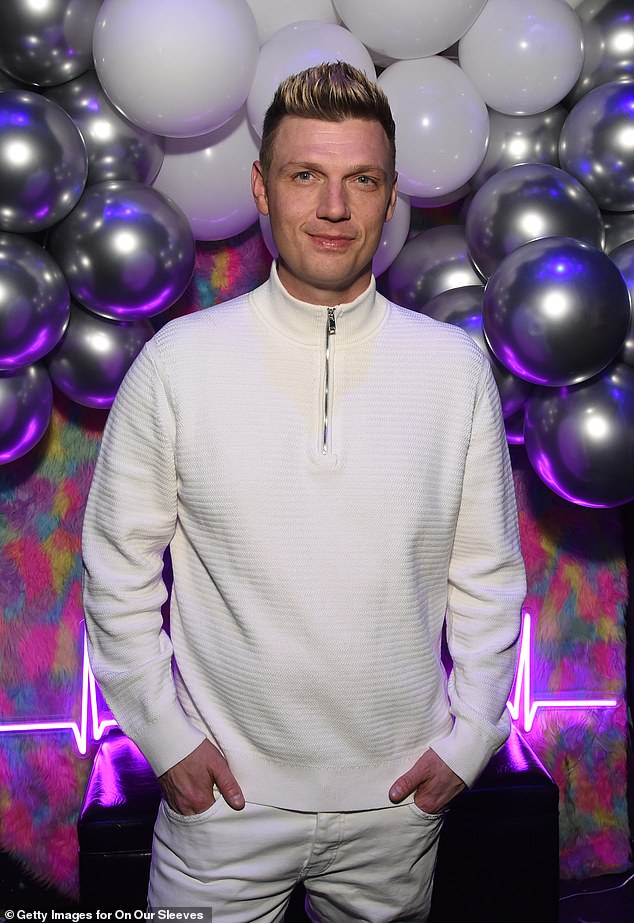 In a preview for Investigation Discovery's docuseries, Fallen Idols: Nick And Aaron Carter, Jones, who dated the former Backstreet Boy between 2004 to 2005, recalled reaching out to his rape accuser in 2017 through a direct message on X (Pictured: Nick Carter seen last year)
