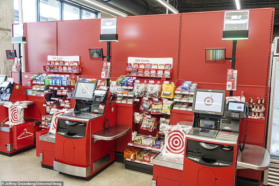 On X, formely Twitter , one customer wrote in response to the death of the kiosks: 'When trying to save a few bucks on minimum wage ends up costing you big bucks.' It was predicted that the all-self-checkout format - introduced to cut labor costs would eventually become the norm.