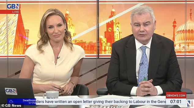 Eamonn told viewers the support given to both himself and Ruth had been 'very much appreciated' after news of the split was announced on Saturday