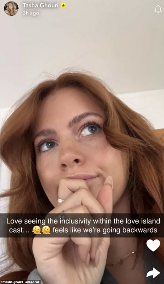 Former Love Islander Tasha Ghouri has slammed the ITV show's new series line-up claiming it lacks inclusivity - Tasha was the show's first ever deaf contestant