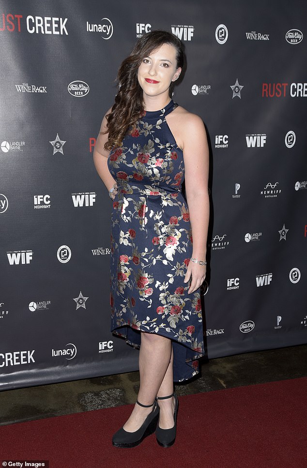 Shehorn pictured attending a screening of the movie 'Rust Creek' at in California on January 10, 2019