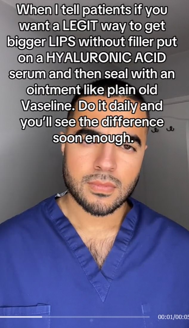 Dr Noman Mohamed, a London-based expert in cosmetic dermatology has also waded in on the trend, giving his professional blessing