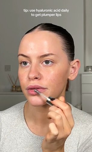TikTok creator @evepilee says this is her 'favourite lip hack'