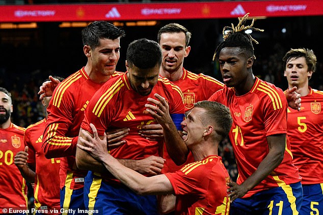 Spain have a difficult route to knockout stages as one of three strong contenders in Group B