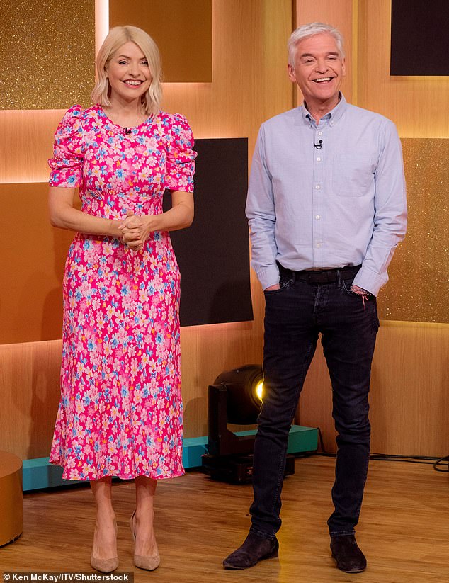 The pair replaced Holly Willoughby and Phillip Schofield (pictured on the show in 2023)