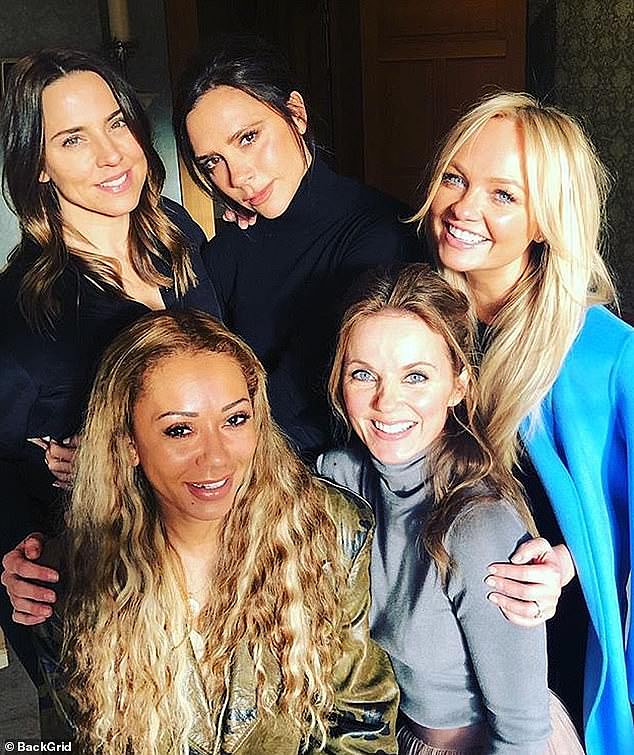 Spice Girls were formed in 1994 and have reportedly gone head to head numerous times over the years (L-R Mel C, Mel B, Victoria Beckham, Geri Horner, Emma Bunton, pictured 2023)