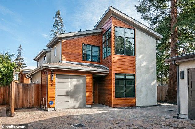 Apple CEO Tim Cook also calls Palo Alto home (pictured) in a modest property