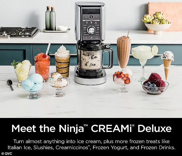 Now you can enjoy ice cream and other frozen treats exactly the way that you like them, all prepared in the comfort of your own home with the Ninja CREAMi Deluxe