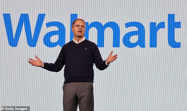 Walmart Inc. President and CEO Doug McMillon delivers a keynote address during CES 2024. Since the onset of the pandemic, Walmart sales have grown by 30 percent