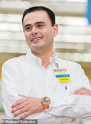 Pictured Calexico, CA Walmart manager Oscar Romero. Manager Oscar Romero says his day began with 40 minutes of paperwork before Walmart instituted a better tech system
