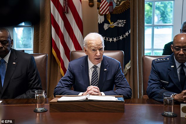 Republicans have seized on a line in Special Counsel Robert Hur's report about the president's mishandling of classified documents which states that Biden appeared to be an 'elderly man with a poor memory'