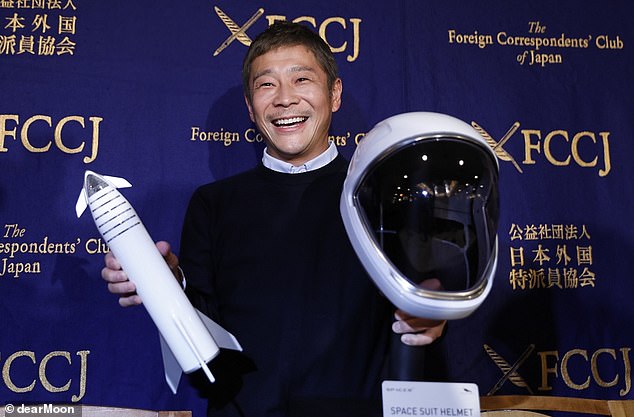 The Japanese tycoon conceived and financed the 'dearMoon' mission, reportedly paying Elon Musk's firm $80 million