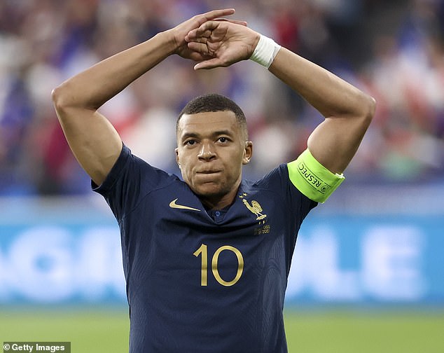 With 46 goals in 77 caps, Mbappe is well on his way to becoming France's all-time top scorer