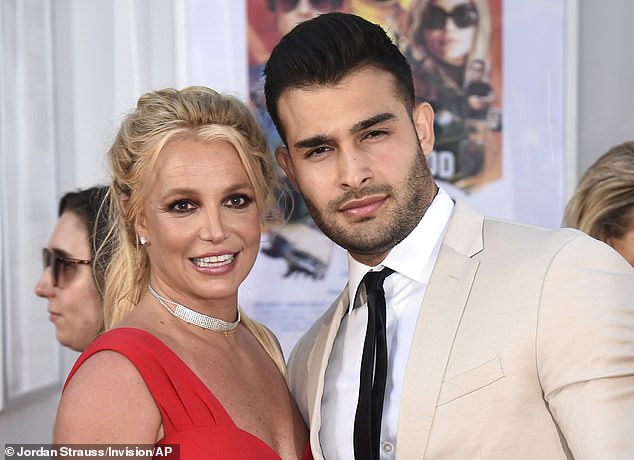 Britney split with husband Sam Asghari in July 2023 after getting married in June 2022; seen together on July 22, 2019