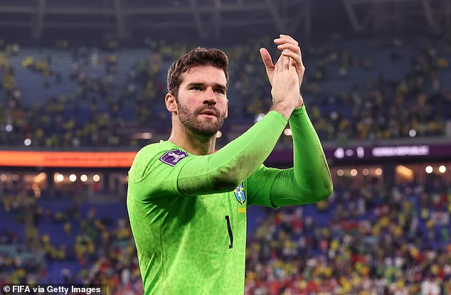 The Liverpool keeper is more used to wearing the standard number one number for his country