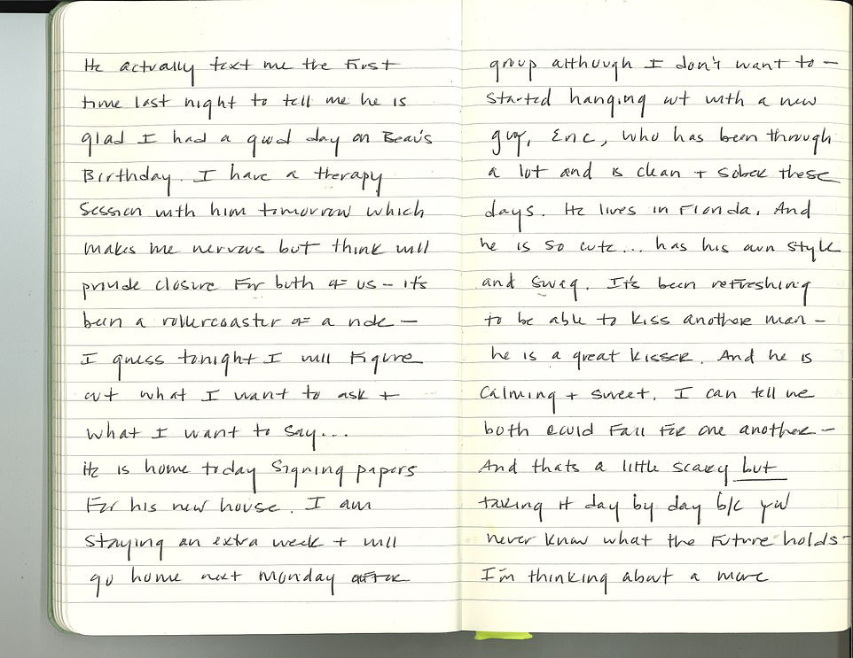 The diary goes on to hint that Ashley was contemplating a future with Dengler when she moved to Florida around that time, although she admonishes herself by declaring: 'Don't move for a man.' She also wondered if her father's impending Presidential run would scupper the fledgling romance, writing: 'If Dad runs it truly messes up everything with homeboy.' At another point she said of Dengler: 'I so wish I could see him tonight ¿ just lay with him but it will be too late + I need to prepare myself for him abruptly walking away.' Dengler's mother, Carol Price, who moved to Lubbock, Texas, after her son's death, refused to discuss his life, telling a DailyMail.com reporter: 'You cannot speak of my son any longer. He is deceased.' Asked if she knew if he had had a relationship with the President's daughter, she added: 'I have no comment on that.'