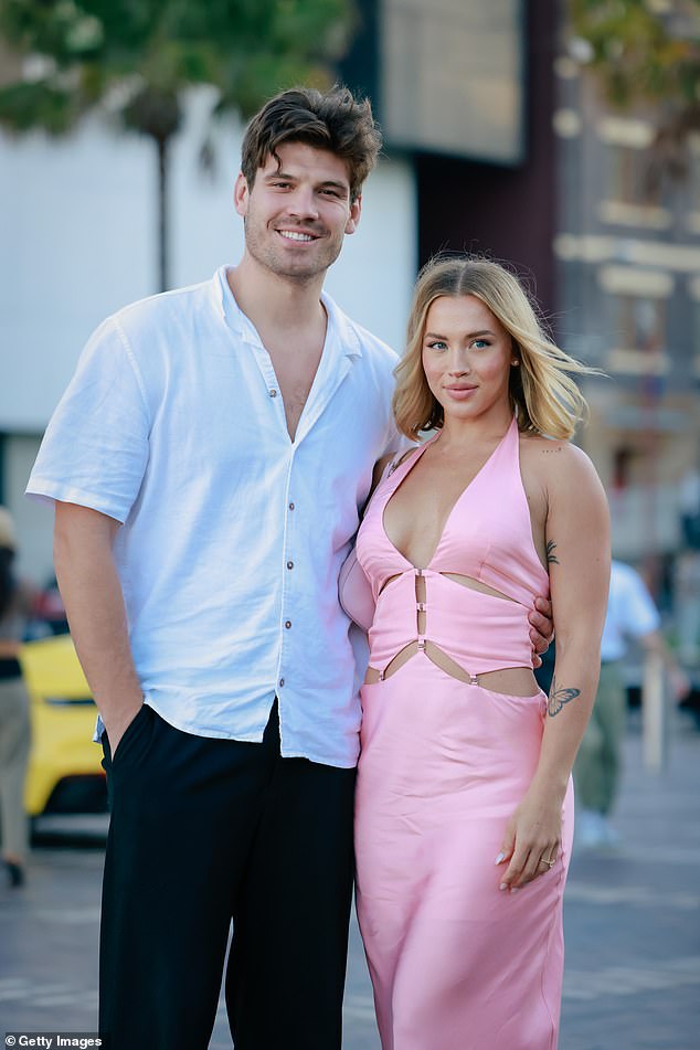 Despite concerns that they are rushing down the aisle, the couple told Daily Mail Australia they are 'very happy' together