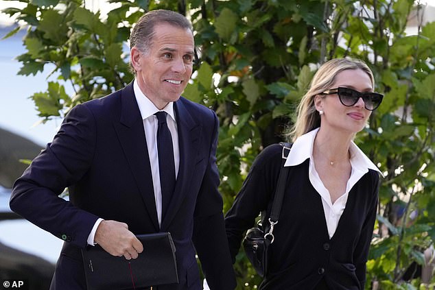 Hunter Biden arrives to federal court with his wife, Melissa Cohen Biden, Monday, June 10, 2024, in Wilmington, Del.