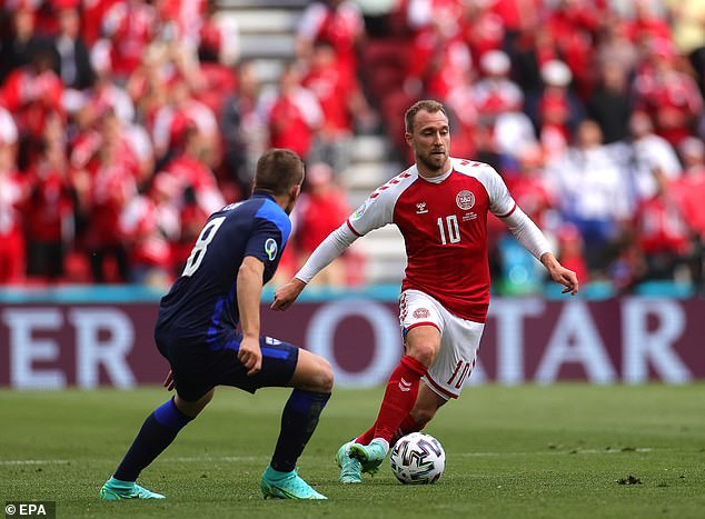 Three years ago Christian Eriksen suffered a cardiac arrest in Denmark's Euro 2020 opener