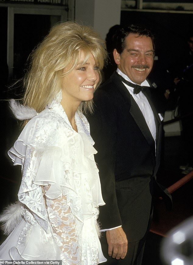 Heather Locklear announced the death of her father Bill at age 94 in a heartbreaking post on Wednesday (pictured 1987)