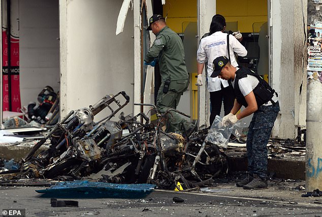 The Colombian government attributed the motorcycle bombing to the Estado Mayor Central (EMC), a dissident faction of the Revolutionary Armed Forces of Colombia (FARC)