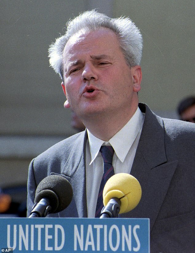 Slobodan Milosevic (pictured in 1995) was the ruthless manipulator of Serbian nationalism who later became one of the most dangerous men in Europe