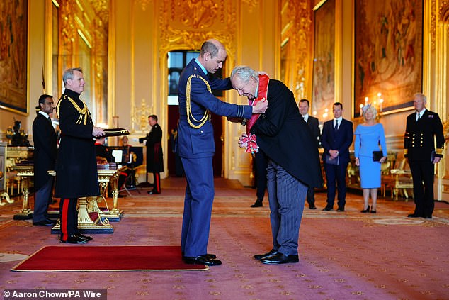 MAY 8: Sir Bill Beaumont, from Lytham, Chair, World Rugby, is made a Knight Grand Cross of the Order of the British Empire by the Prince of Wales at Windsor Castle