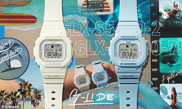 On Thursday, June 13th, CASIO launched two new G-SHOCK women’s watches in the G-LIDE series: the GLXS5600-2 and the GLXS5600-7B inspired by the beach