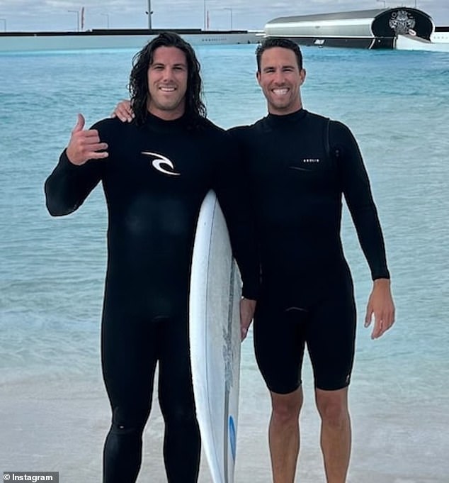 Brothers Jake and Callum Robinson (pictured), 30 and 32, and their American mate Jack Rhoad, 30, went missing while on a surfing trip in the in the Mexican province of Baja California